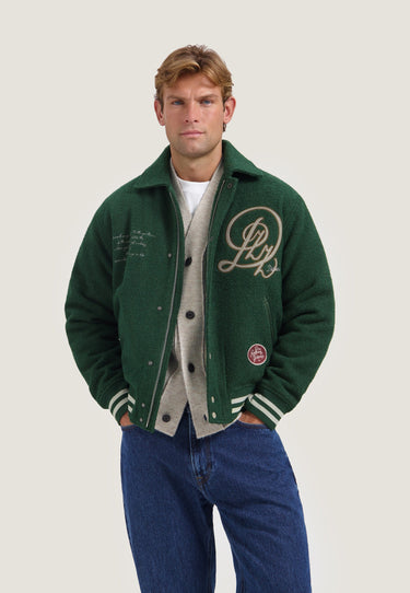 VESTE HOMME JACK VARSITY BOMBER VERT VERT