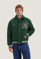 VESTE HOMME JACK VARSITY BOMBER VERT VERT