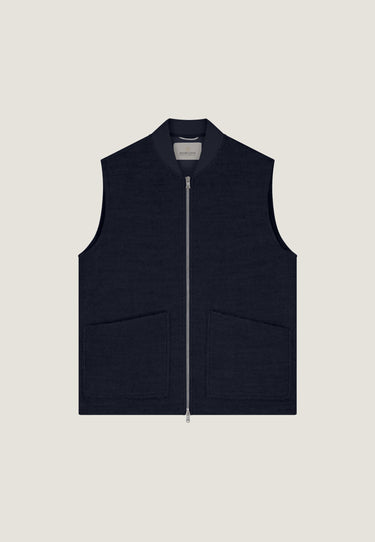VESTE HOMME NILS TEDDY VEST MARINE MARINE