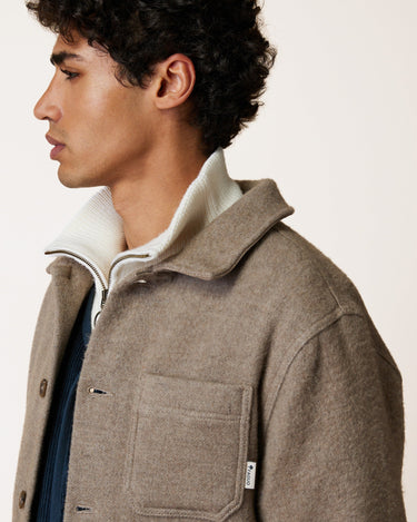 VESTE HOMME LORGE WOVEN BEIGE CHINE BEIGE CHINE