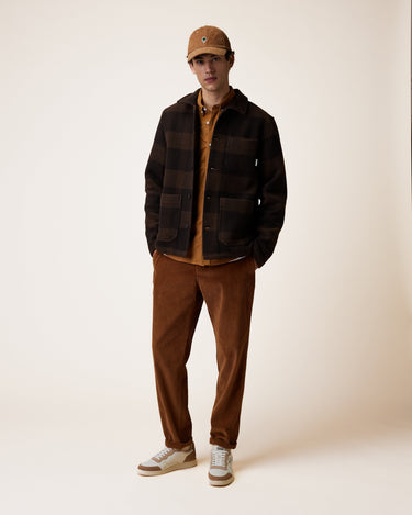 VESTE HOMME LORGE WOVEN MARRON MARRON