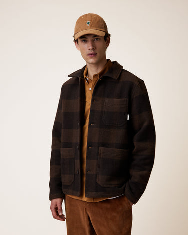 VESTE HOMME LORGE WOVEN MARRON MARRON