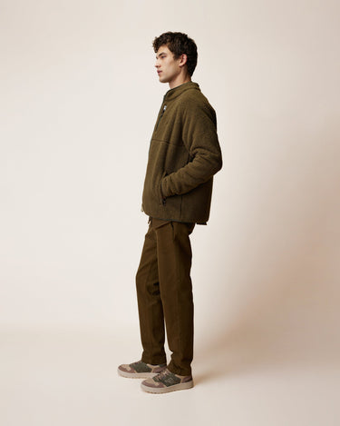 VESTE HOMME SENART KNIT VERT KAKI VERT KAKI