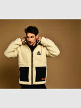 VESTE HOMME SHERPA ECRU ECRU