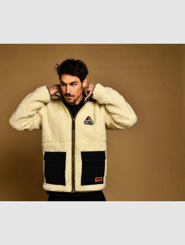VESTE HOMME SHERPA ECRU ECRU