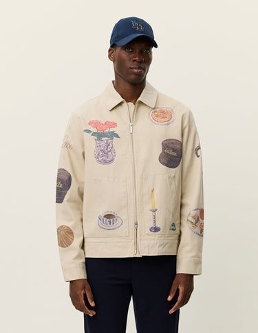 VESTE HOMME BEIGE BEIGE