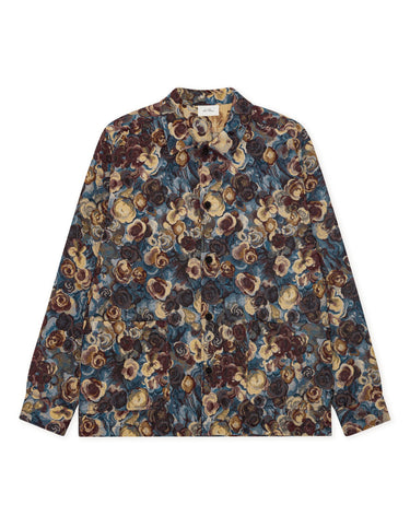 VESTE HOMME FLOWER JACQUARD BLEU MULTI BLEU MULTI