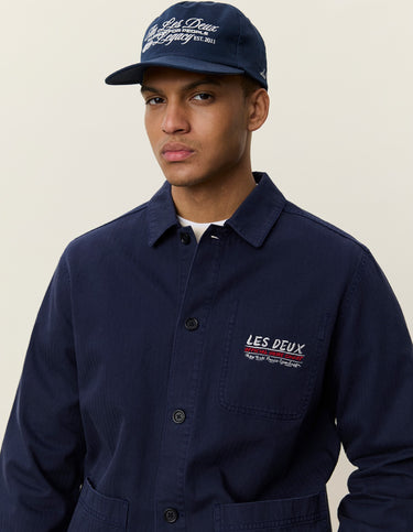 VESTE HOMME HERRINGBONE ARTIST MARINE MARINE