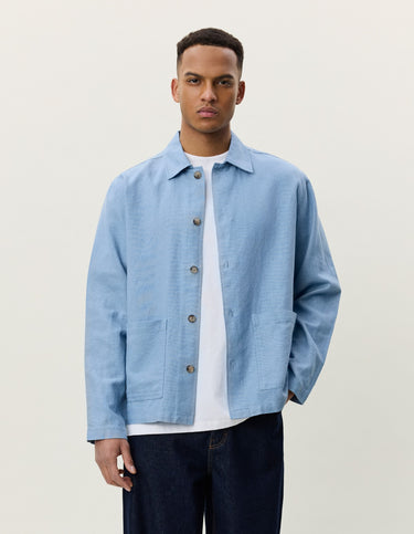 VESTE HOMME LINEN CIEL CIEL