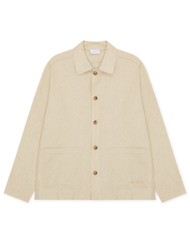 VESTE HOMME LINEN ECRU ECRU