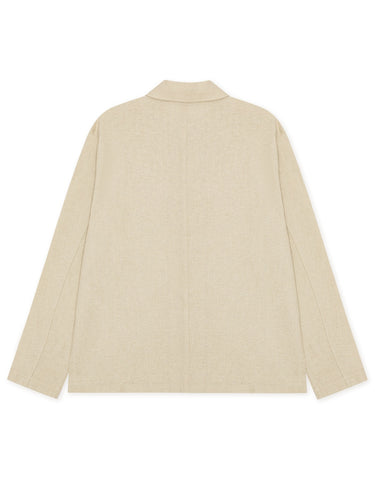VESTE HOMME LINEN ECRU ECRU