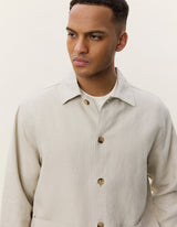 VESTE HOMME LINEN ECRU ECRU