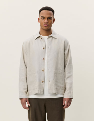 VESTE HOMME LINEN ECRU ECRU