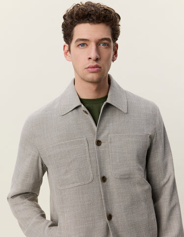 VESTE HOMME MELANGE SABLE SABLE