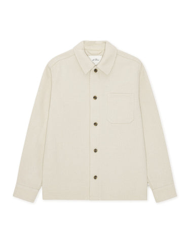 VESTE HOMME TWILL WOOL IVOIRE IVOIRE