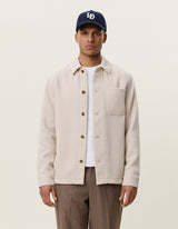 VESTE HOMME TWILL WOOL IVOIRE IVOIRE