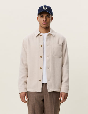 VESTE HOMME TWILL WOOL IVOIRE IVOIRE