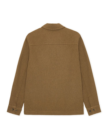 VESTE HOMME TWILL WOOL MARRON MARRON