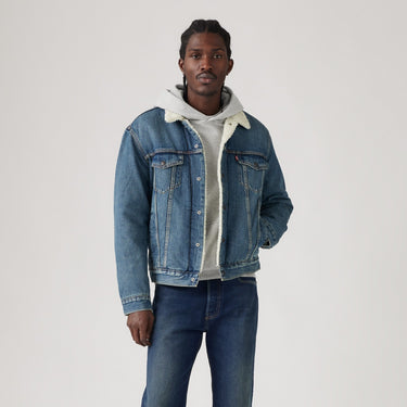 VESTE HOMME SHERPA DENIM DENIM