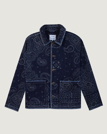 VESTE HOMME LEMONNIER BANDANA BANDANA INDIGO BANDANA INDIGO