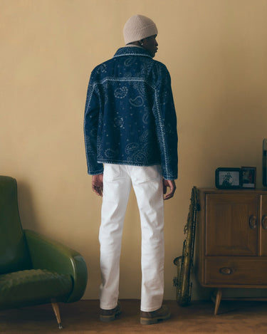 VESTE HOMME LEMONNIER BANDANA BANDANA INDIGO BANDANA INDIGO