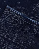 VESTE HOMME LEMONNIER BANDANA BANDANA INDIGO BANDANA INDIGO