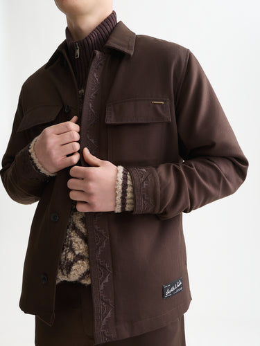 VESTE HOMME TAILORED WOOL MARRON MARRON