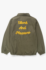 VESTE HOMME TWILL WORK JACKET OLIVE OLIVE