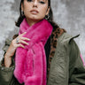 ACCESSOIRE LIVIE PLAIN FUR ROSE ROSE