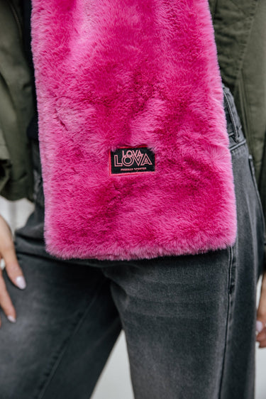ACCESSOIRE LIVIE PLAIN FUR ROSE ROSE