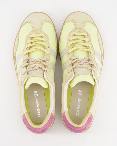 BASKETS FEMME KIZUNA JAUNE JAUNE