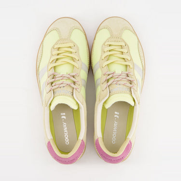 BASKETS FEMME KIZUNA JAUNE JAUNE