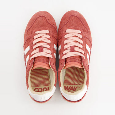 BASKETS FEMME SWITZER ROUGE ROUGE