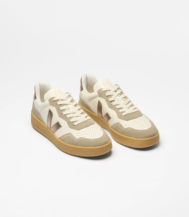 BASKETS FEMME V90 BEIGE/BRONZE BEIGE/BRONZE