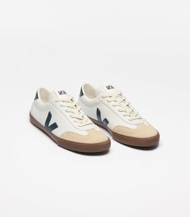 BASKETS FEMME VOLLEY BLANC/BLEU BLANC/BLEU