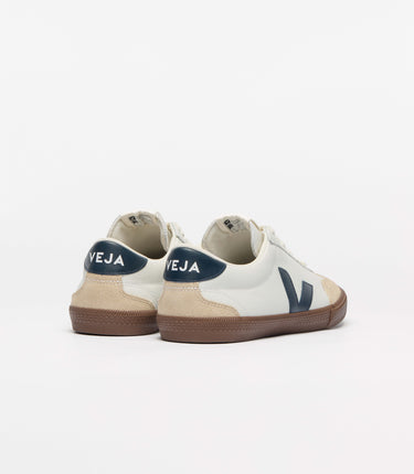 BASKETS FEMME VOLLEY BLANC/BLEU BLANC/BLEU