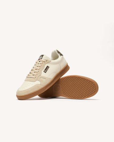 BASKETS HOMME COMMUTE 1 LEATHER-SUE CREME CREME