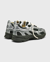 BASKETS HOMME RE-RUN SCRATCHED ARGENT ARGENT