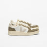 BASKETS HOMME V-82 BLANC/KAKI BLANC/KAKI