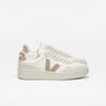 BASKETS HOMME V90 BLANC/TAUPE BLANC/TAUPE