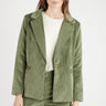 BLAZER FEMME AMPLE FANT VELOUR KAKI KAKI