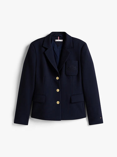 BLAZER FEMME PUNTO TONAL CREST MARINE MARINE