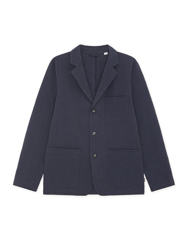 BLAZER HOMME SEERSUKER MARINE MARINE
