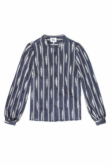 BLOUSE FEMME BLOYA MARINE/ECRU MARINE/ECRU
