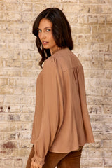 BLOUSE FEMME BOWEN CAMEL CAMEL
