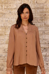 BLOUSE FEMME BOWEN CAMEL CAMEL