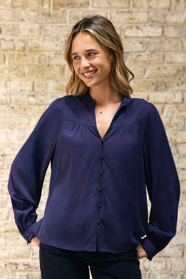 BLOUSE FEMME BOWEN MARINE MARINE