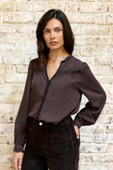 BLOUSE FEMME BOWEN MARRON MARRON