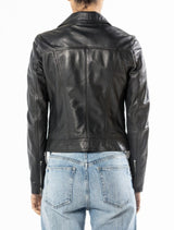 BLOUSON FEMME PANEMA LAMB CASTEL NOIR NOIR