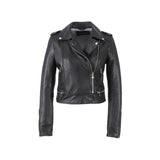 Blouson Oakwood Yoko cuir de mouton noir – vue 1